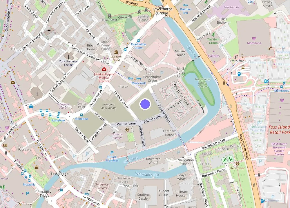 Map: Moxy York